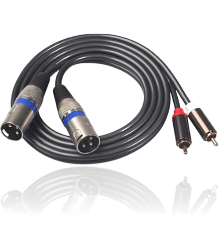 Amazon | オーディオファン XLR (メス) - RCA 金メッキ (オス